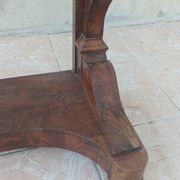 Restoration period mahogany console table
