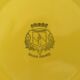 Set of 5 plates salins france yellow