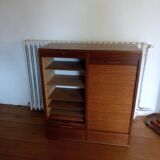 Double curtain binder
