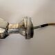 Vintage silver metal wall light 250901