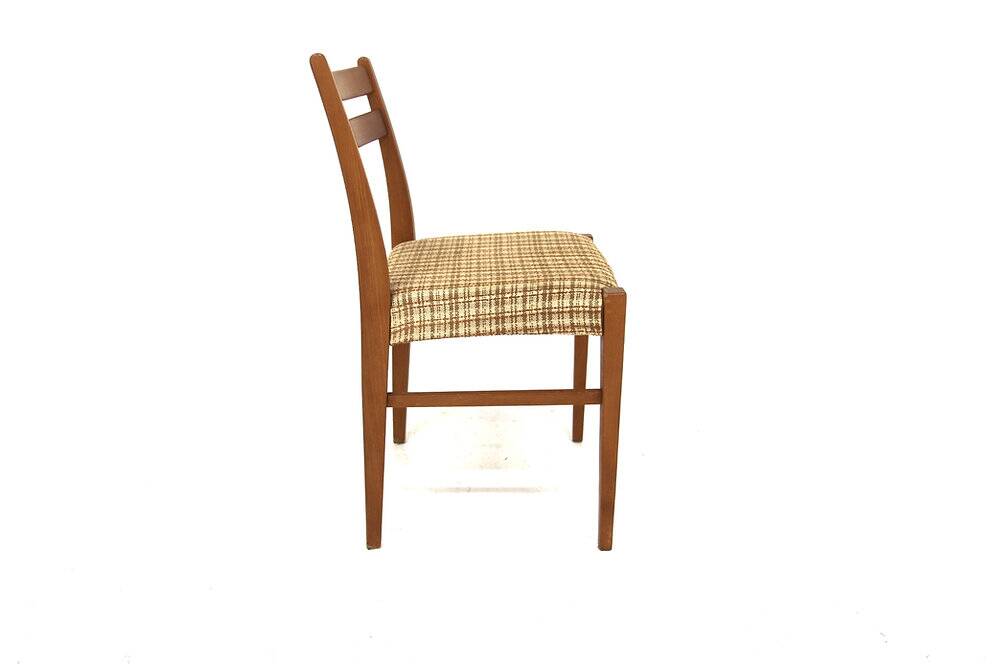 Set de 6 chaises scandinave en hêtre, Suède, 1960