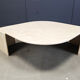 Vintage travertine coffee table by Roche Bobois, 1970s