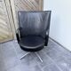 Swivel armchair EJ80B “Partner” – Erik Jørgensen – black leather