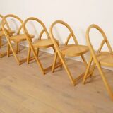 Set of 6 folding chairs | Arca | Gigi Sabadin for Crassevig