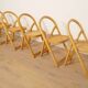 Set of 6 folding chairs | Arca | Gigi Sabadin for Crassevig
