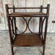 Vintage Rattan Bedside Table #E092