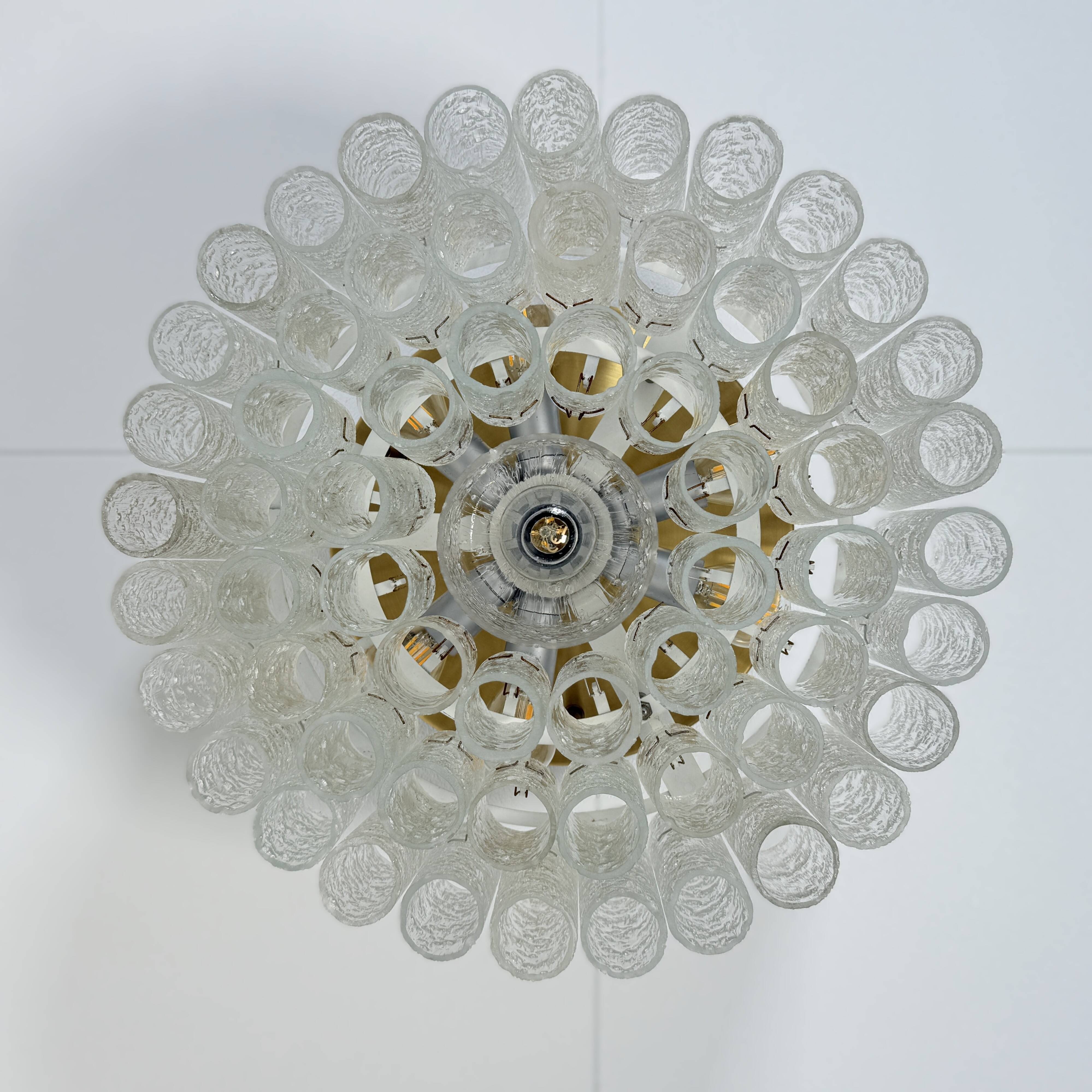 Doria Leuchten 4-Tier Murano Glass Ceiling Chandelier