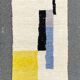 Berbere beni ouarain abstract wool rug 120 x 200 cm