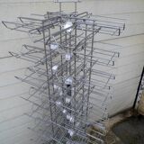Wheeled metal display tower