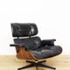 Fauteuil et pouf Charles & Ray Eames pour Herman Miller