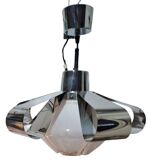 Space-age pendant lamp by gaetano scolari for mazzega / murano glass "caramel"