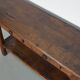 Antique French Rustic Farmhouse Oak Side Table, 19th Century