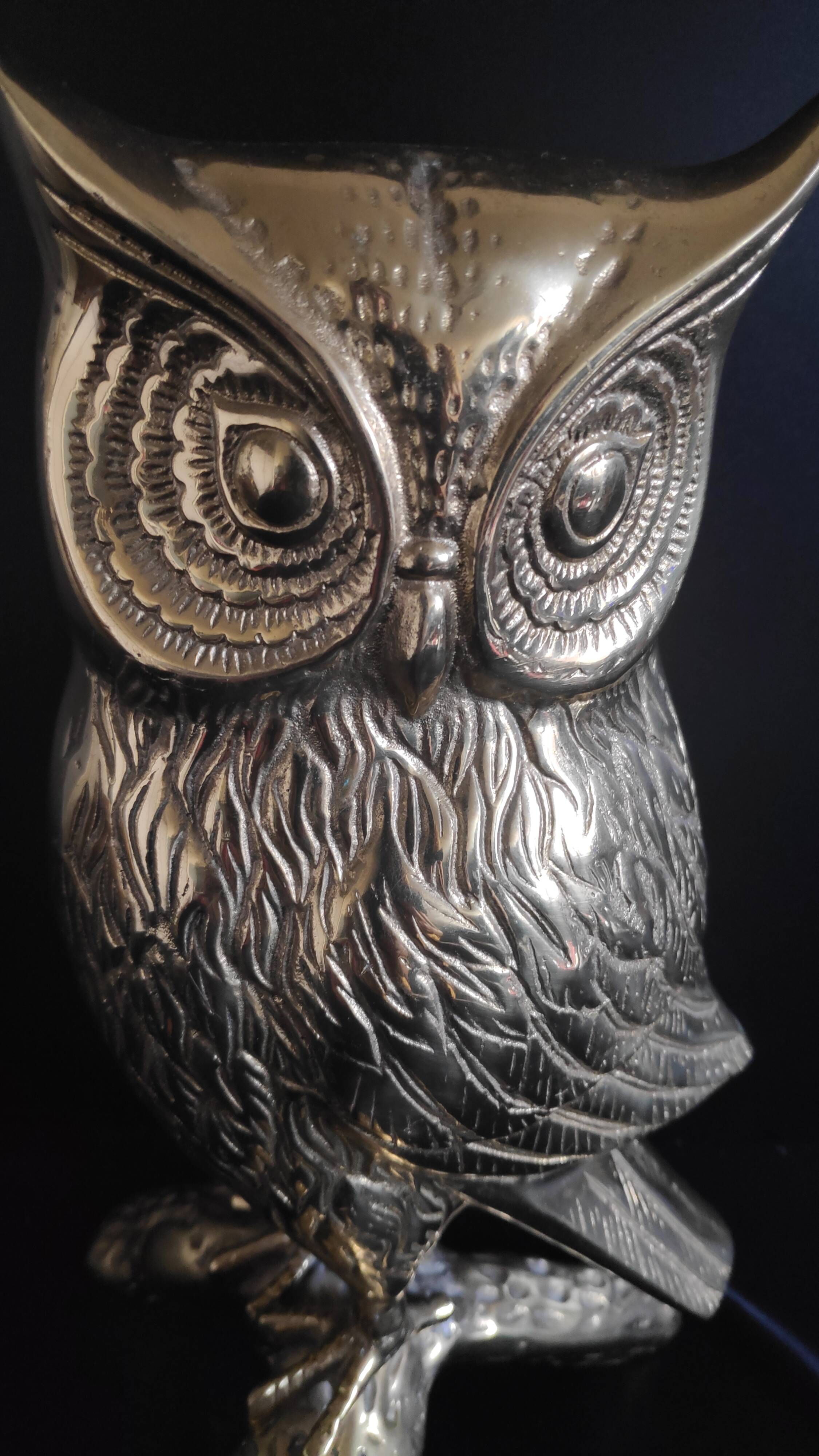 Brass owl