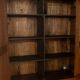 Classic antique wardrobe made of oak, pre-1900