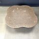 Vintage granite clover-shaped coffee table, 1970s