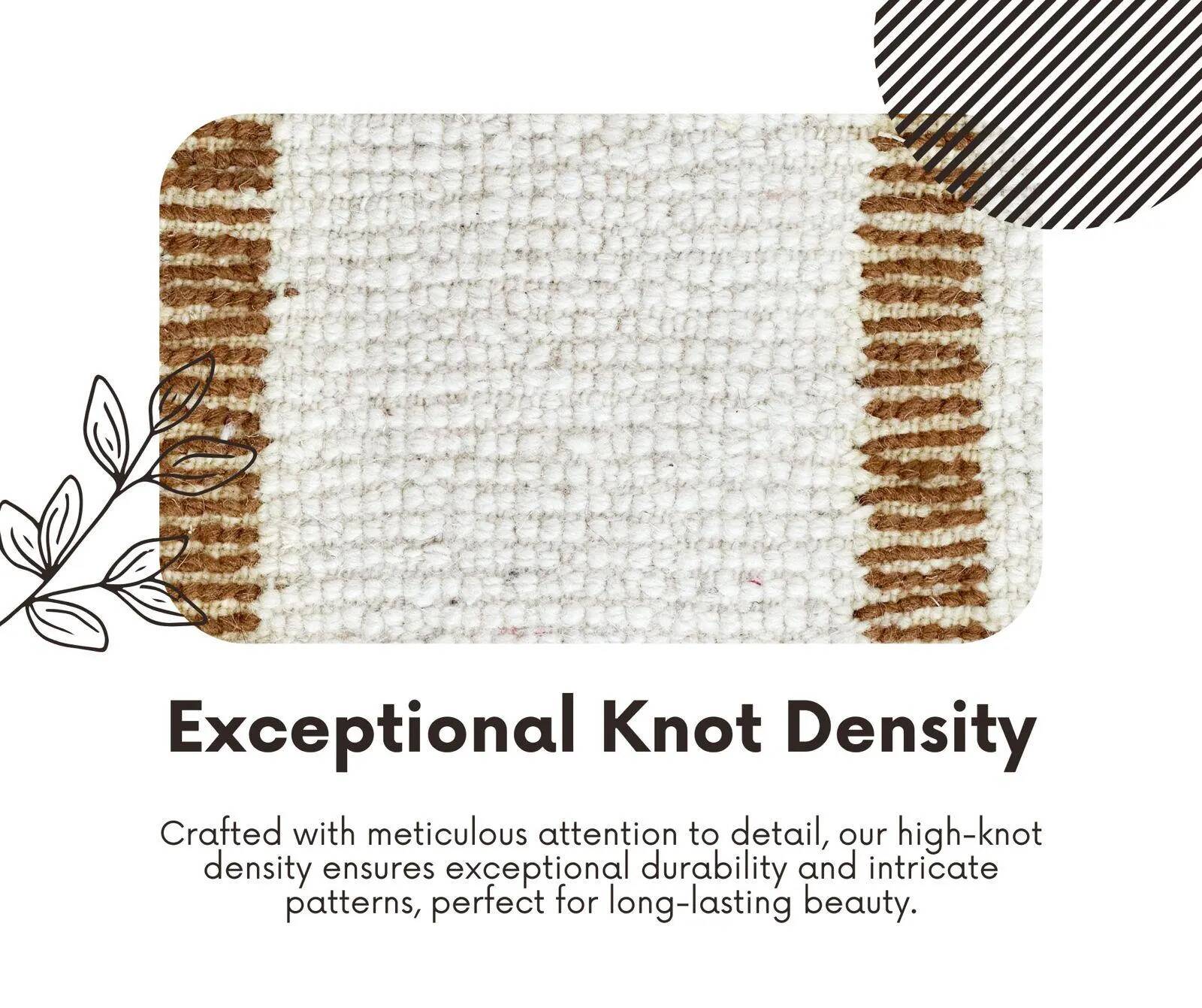 Handmade Berber rug in pure wool 3x2 m