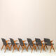 Set of 6 chairs designed by Bengt Ruda for NK