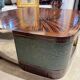 Table basse de style Art déco en ébène de Macassar, vers 1970