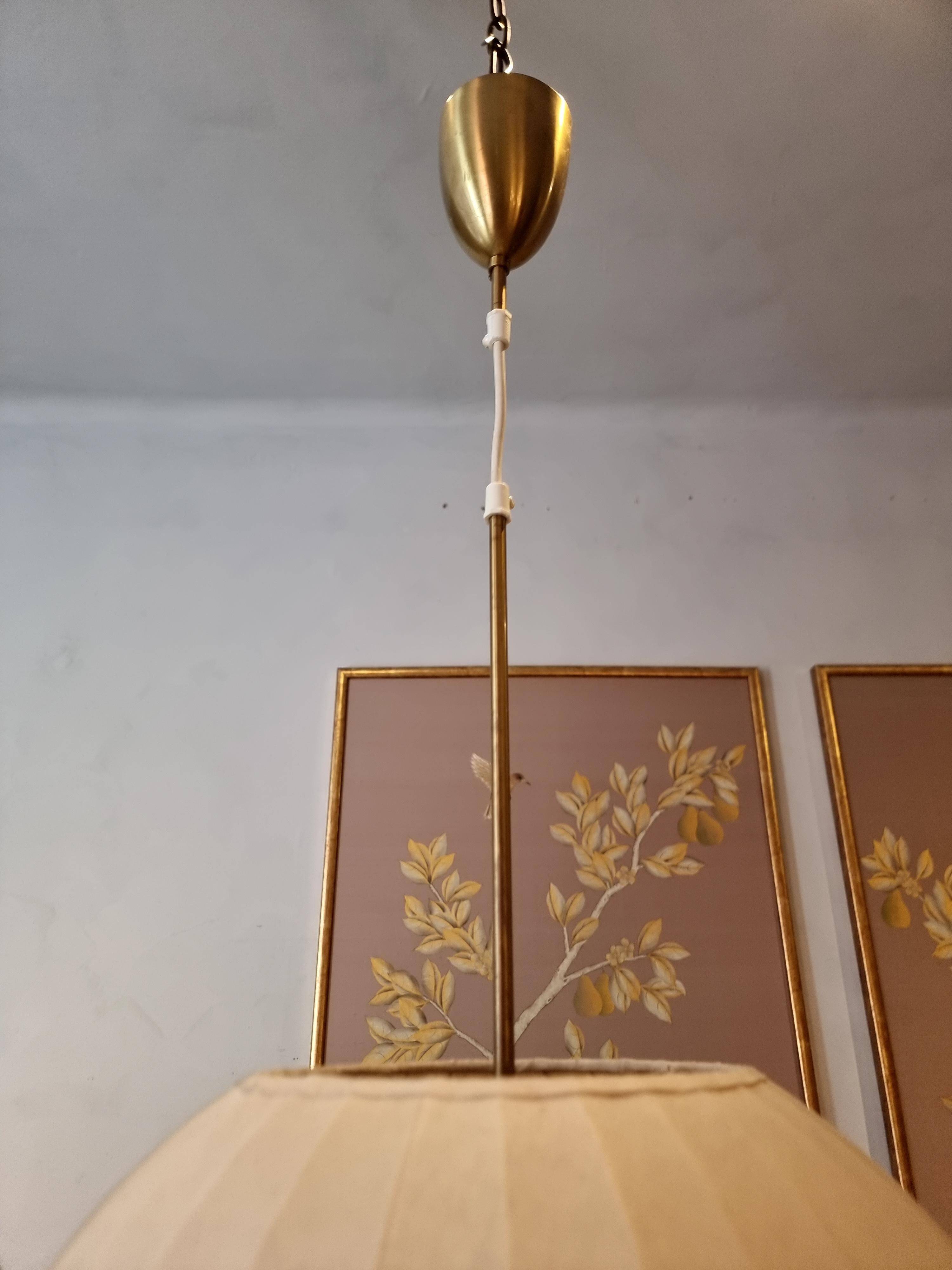 Hans-Agne Jakobsson, Brass pendant model T549/6 Carolin, Scandinavian Modern