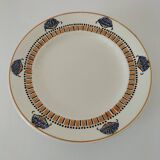 Longwy art deco piedouche dish