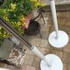 Pair of chrome coat rack designate Fase