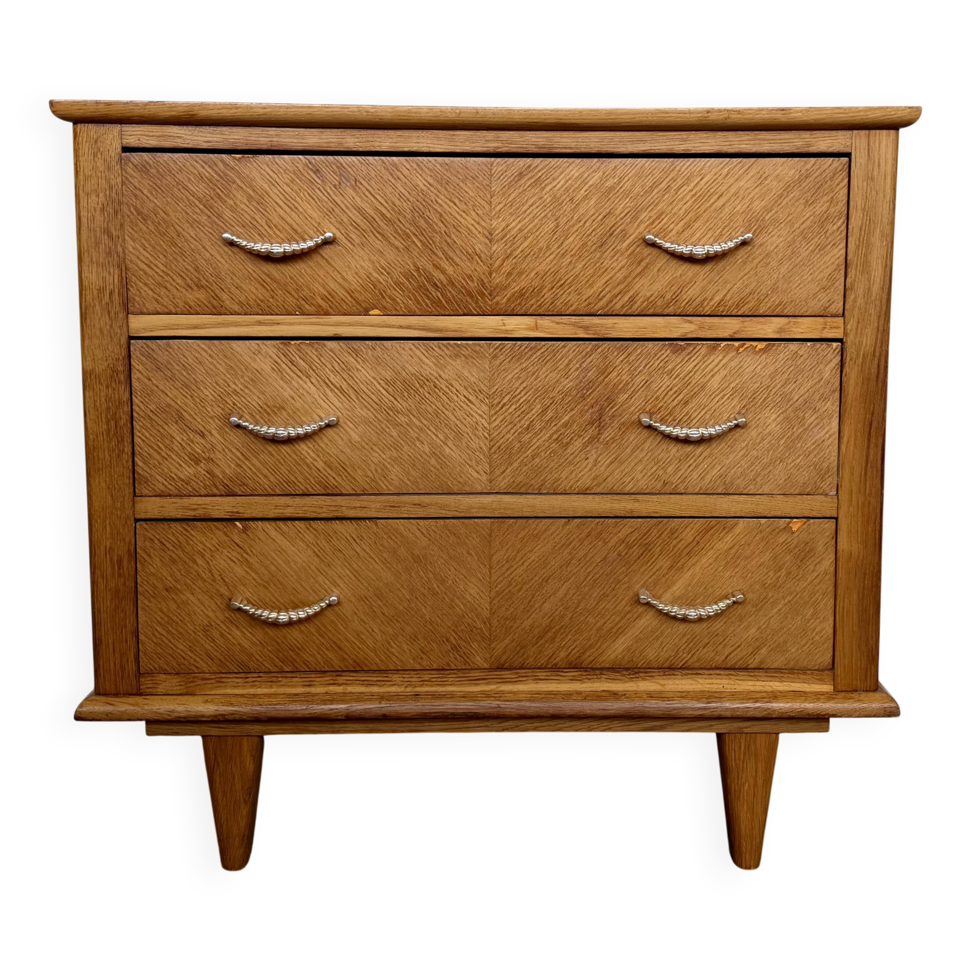 Vintage commode with diamond handles