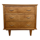 Vintage commode with diamond handles