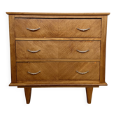 Commode vintage poignée diamants