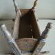 Wooden rocking cradle for dolls