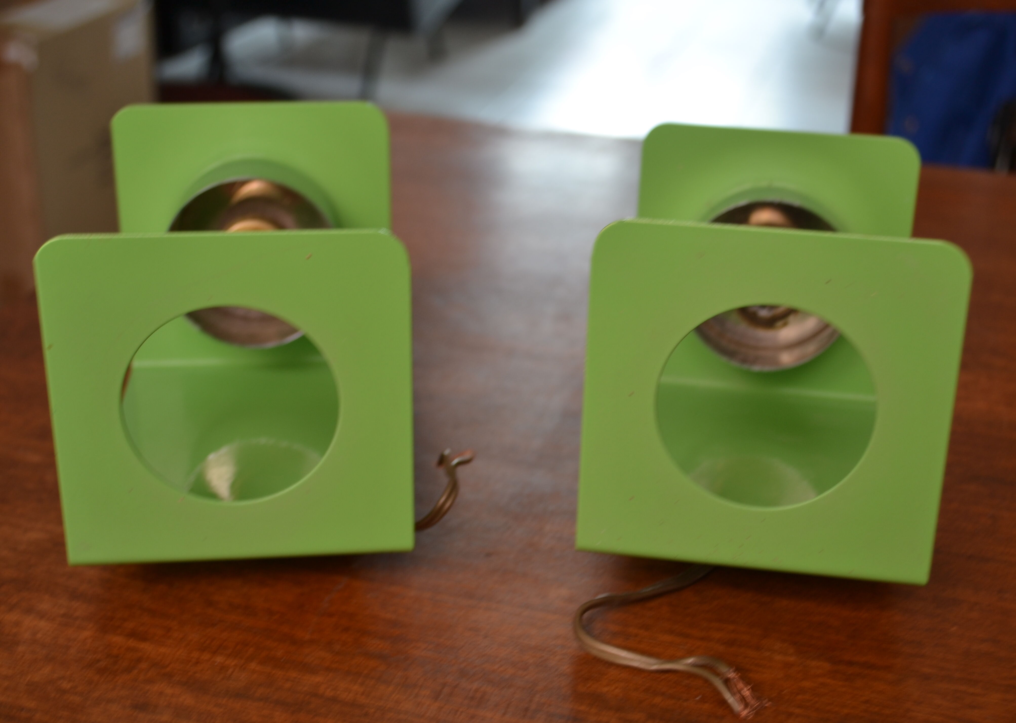 Pair of vintage Delmas Disderot sconces 70s
