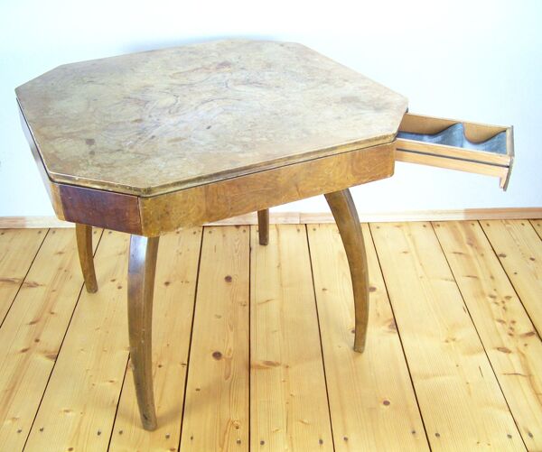 Table de jeu H-278 par Jindřich Halabala pour United Applied Arts, 1950s