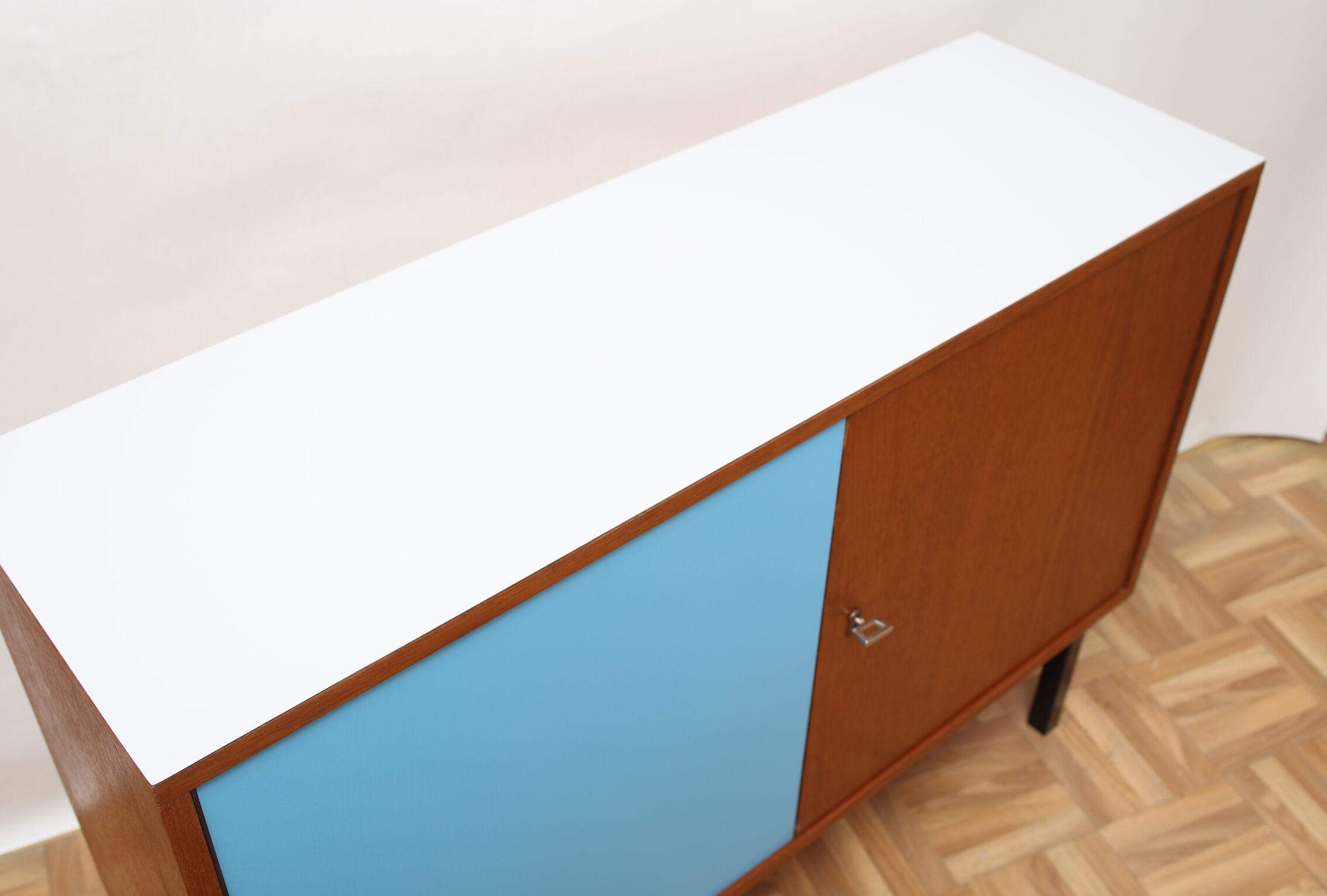 1960s sideboard in teak and formica