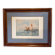 Old painting, Marine, signed and dated 1900