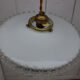 Dented opaline hanging lamp