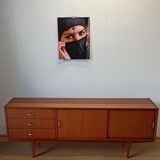Modernist long sideboard of the 1970s.
