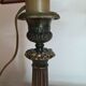 Empire style bronze table lamps
