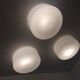 Set of 3 round LITA 70s ceiling lights