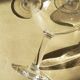 Set of 7 large crystal glasses for wine or cocktail tasting