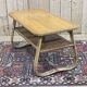 Rattan coffee table and caned shelf from the 1970s.