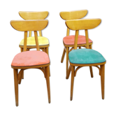 Set of 4 vintage chairs 50/60