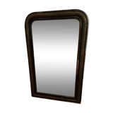 Louis Philippe black and gold mirror