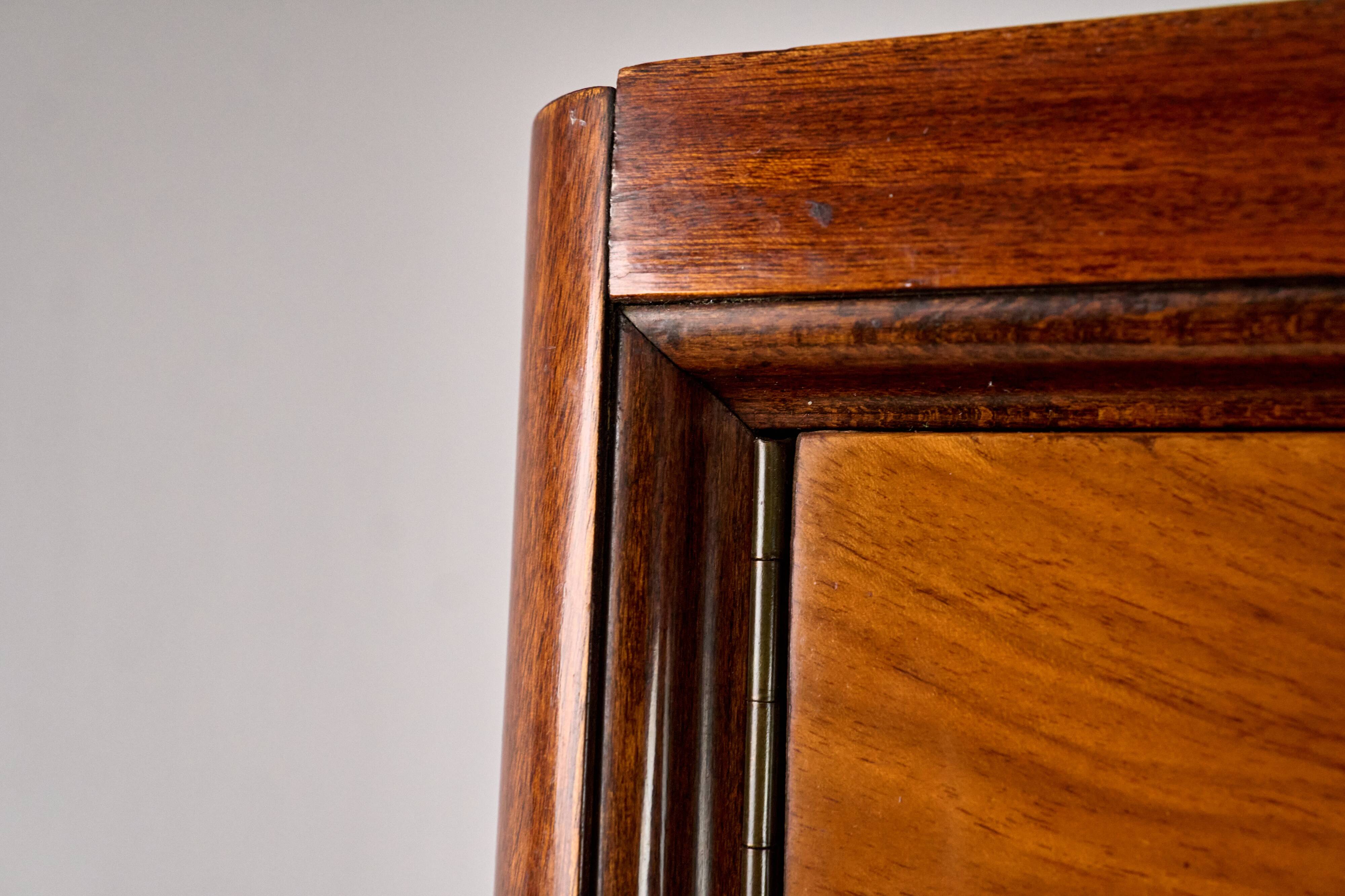 Art Deco Wardrobe, Český Nábytek, 1960, Czechoslovakia