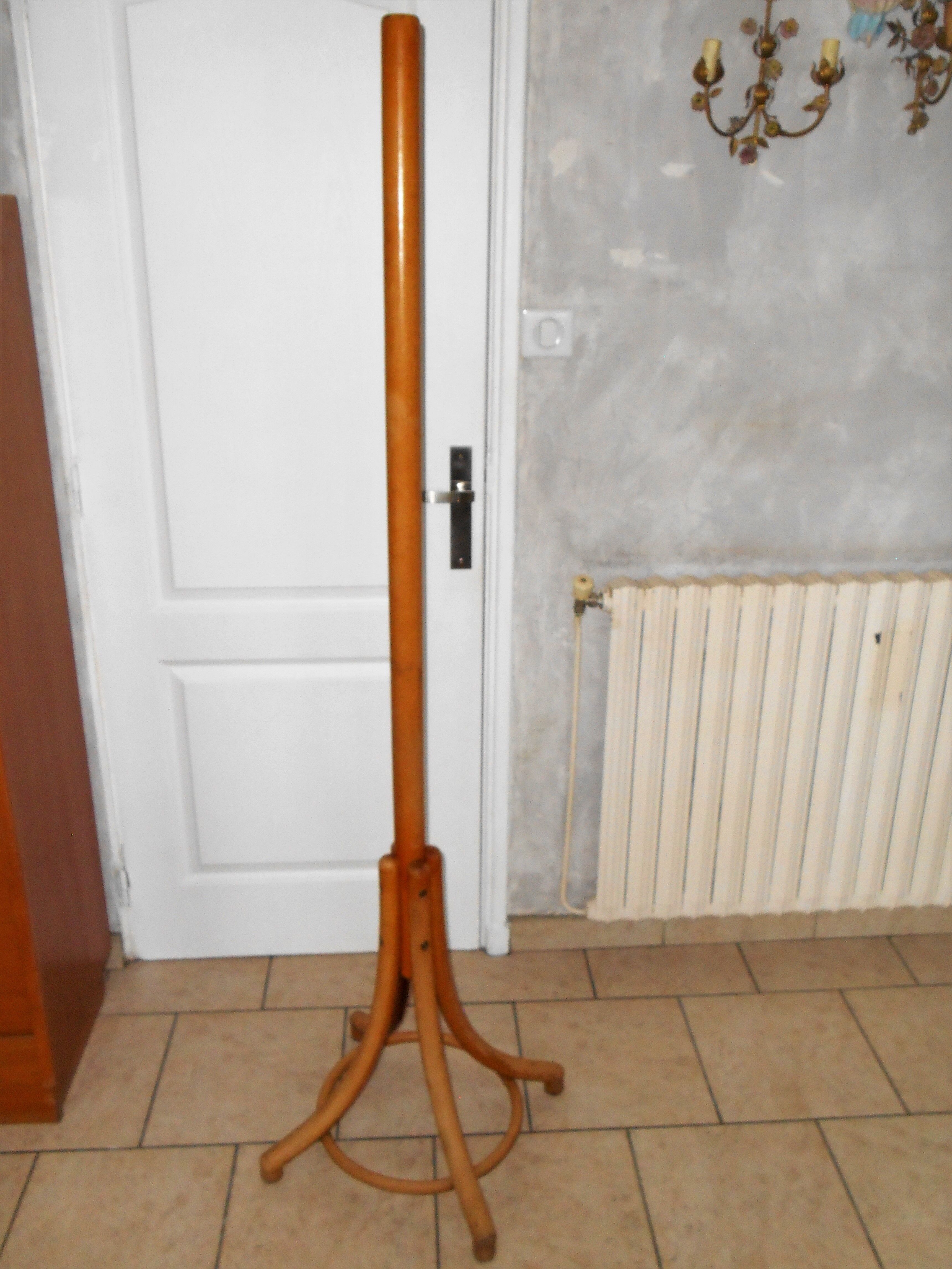 Old parrot coat rack