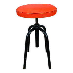 Tabouret à vis vintage années