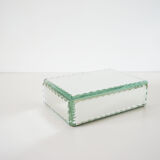 Jewelry box in chiseled mirror