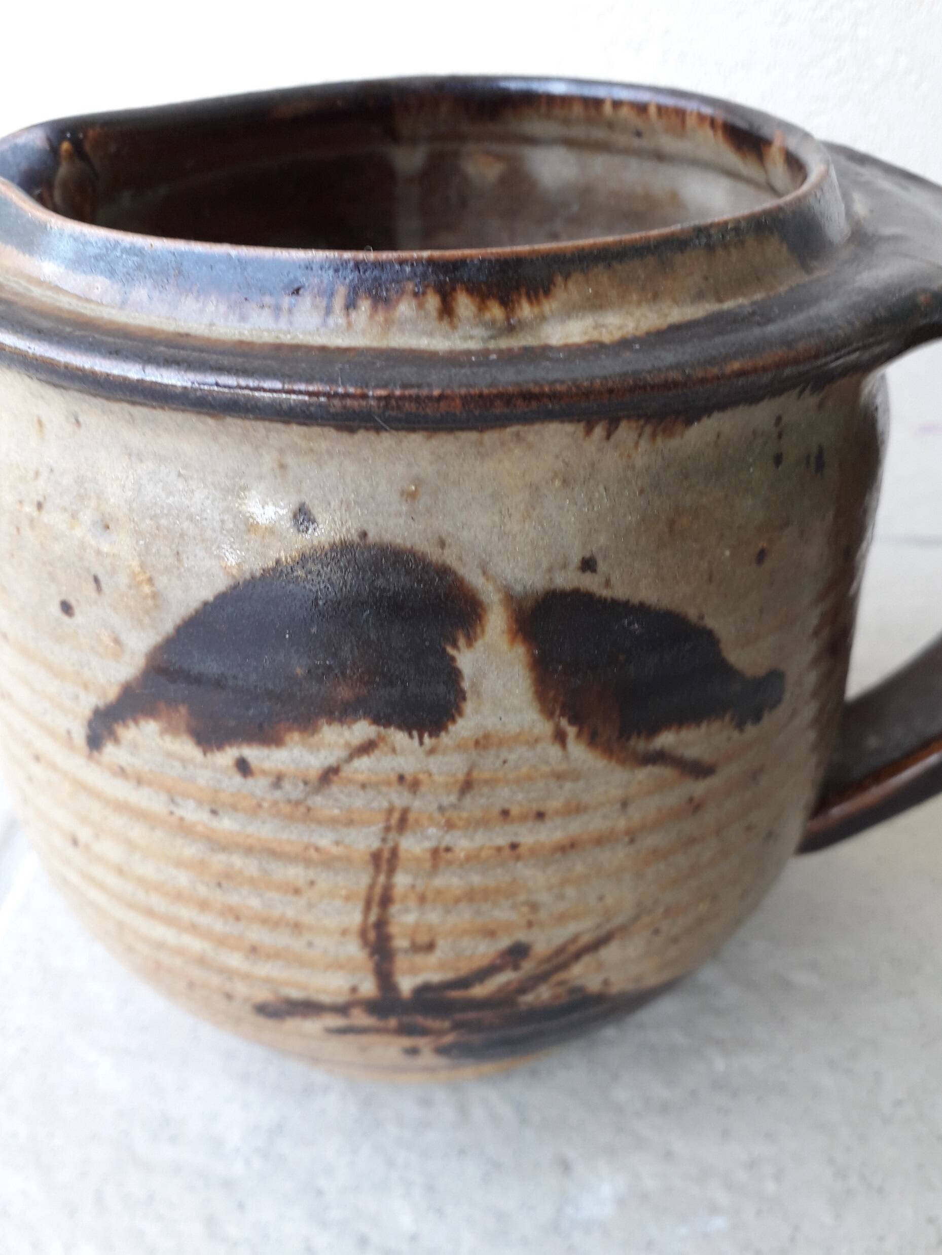 Stoneware jug