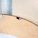 Mirror with steel frame Italy 1970s