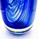 Large Vase R Pierini 1998 Blue White Glass Bubble 31cm 5kg Signed