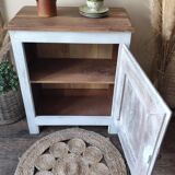 Confiturier en chêne et noyer