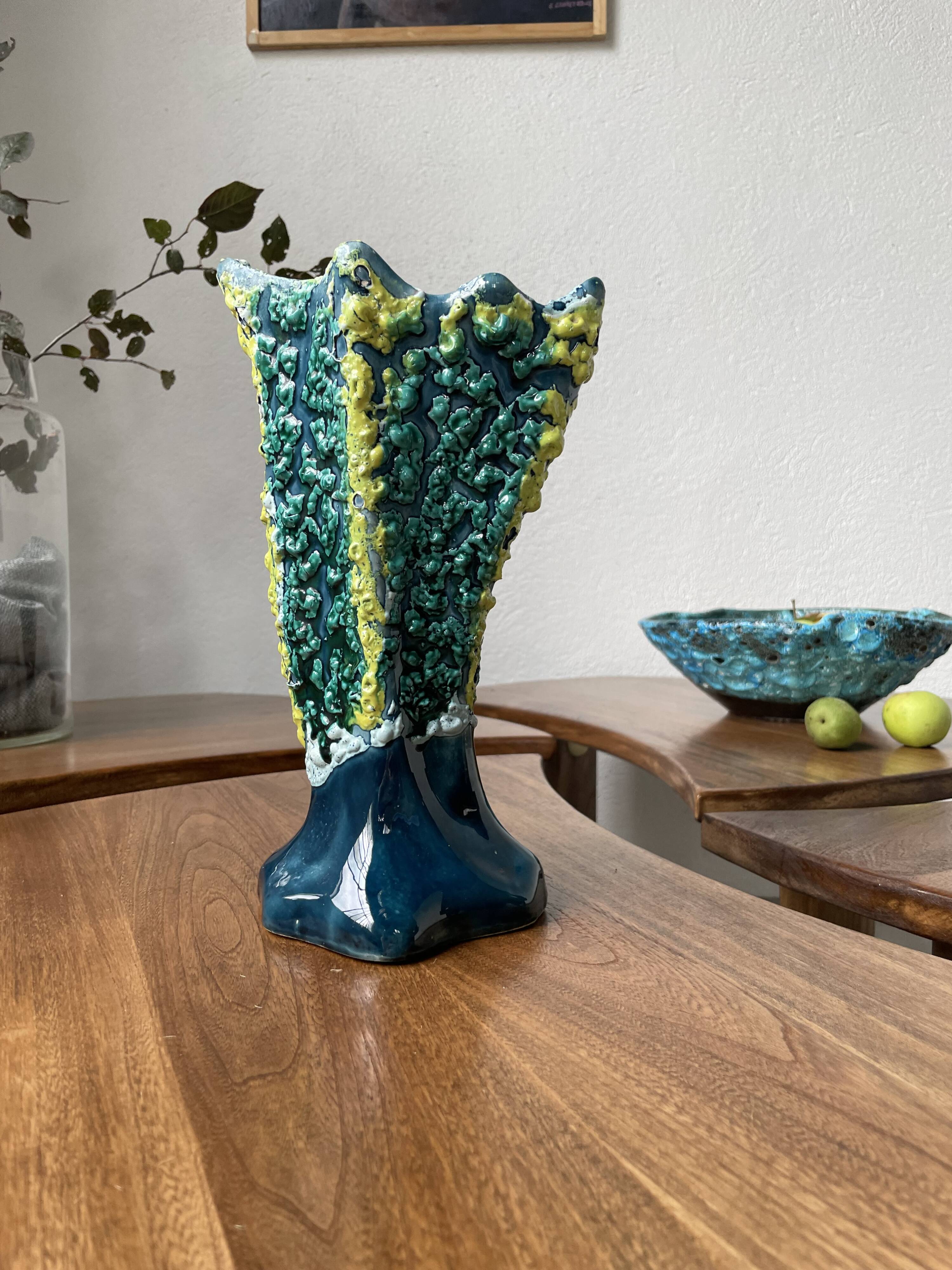 Vallauris fatlava vase